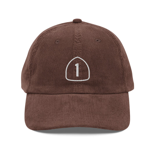 PCH Corduroy Hat - Chocolate